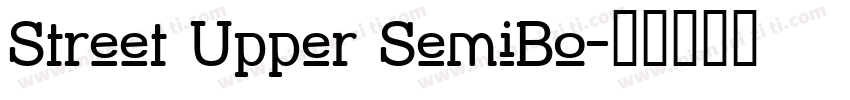 Street Upper SemiBo字体转换